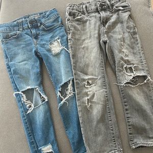 Bundle of Boys Distressed Denim